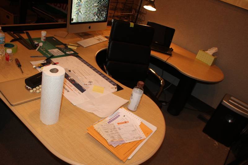 lot 121 image: Herman Miller Office Desk