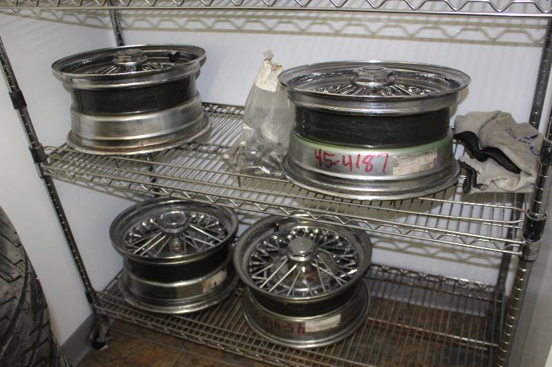 lot 32 image: Lot of (4) Mercedes 15in. Wheels