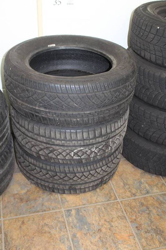 lot 35 image: Lot of (3) Continental ExtremeContact P22555ZR16 Tires