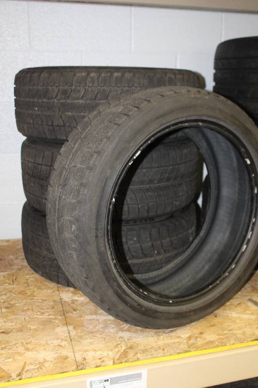 lot 38 image: Lot of (4) Blizzo P22545R17 Snow Tires