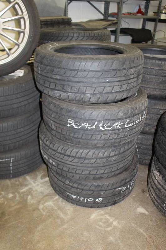 lot 41 image: Lot of (4) Firehawk P21555R16 Tires