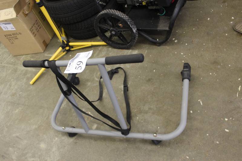 lot 59 image: Mercedes Removable Hardtop Wheeled Storage Rack