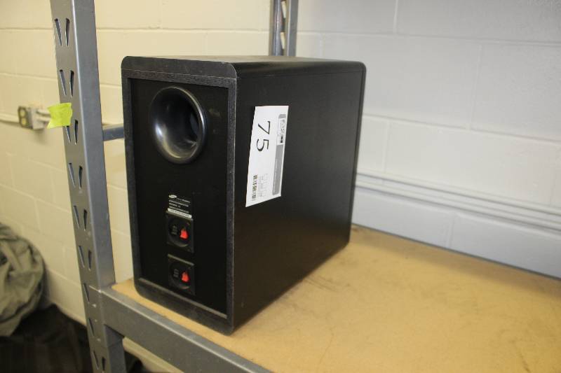 lot 75 image: Samsung Subwoofer Speaker System