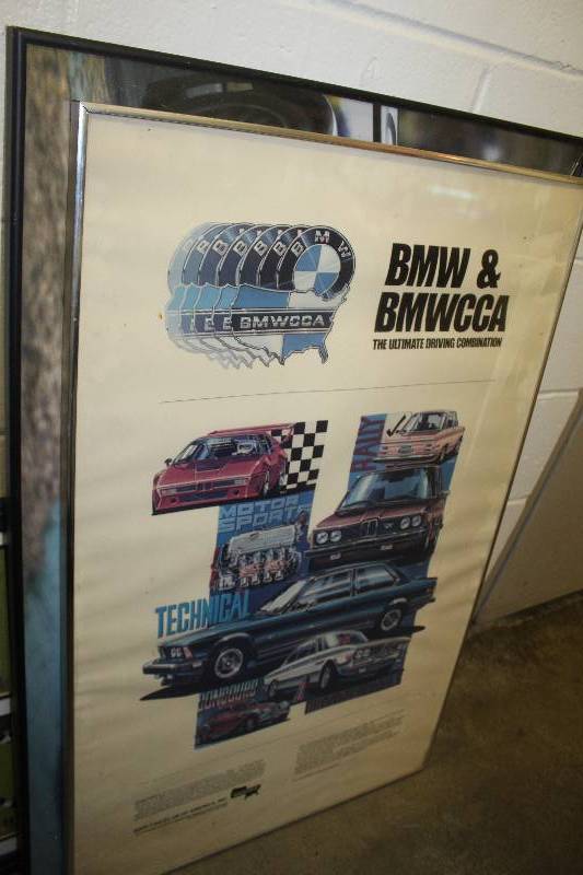 lot 119 image: Lot of (2) BMW,Audi Racing Framed Wall Art