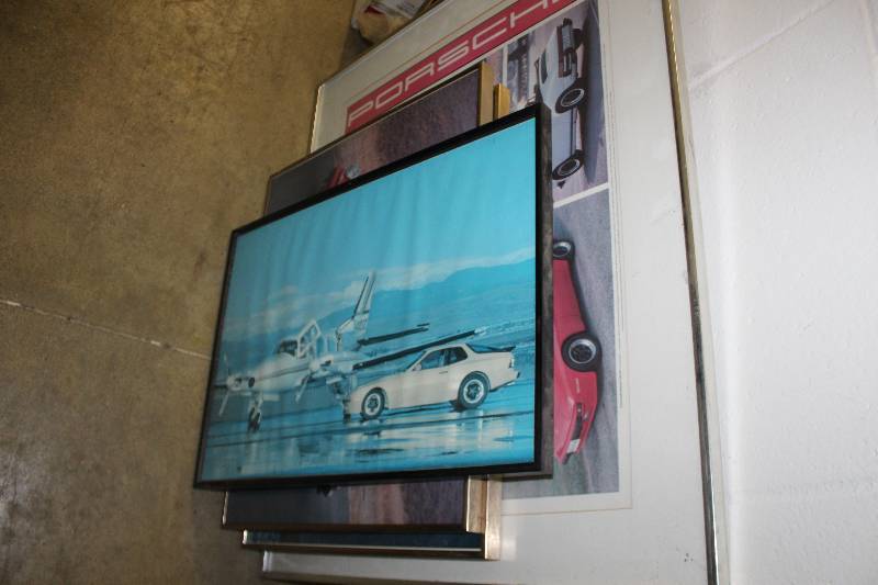 lot 113 image: Lot of (4) Porsche Framed Wall Art