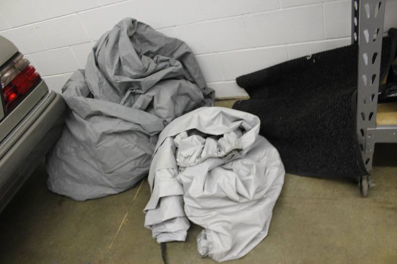 lot 138 image: Lot of (2) Car Covers, Rug