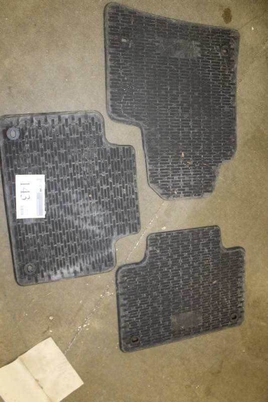 lot 143 image: Lot of (3) Car Floor Mats