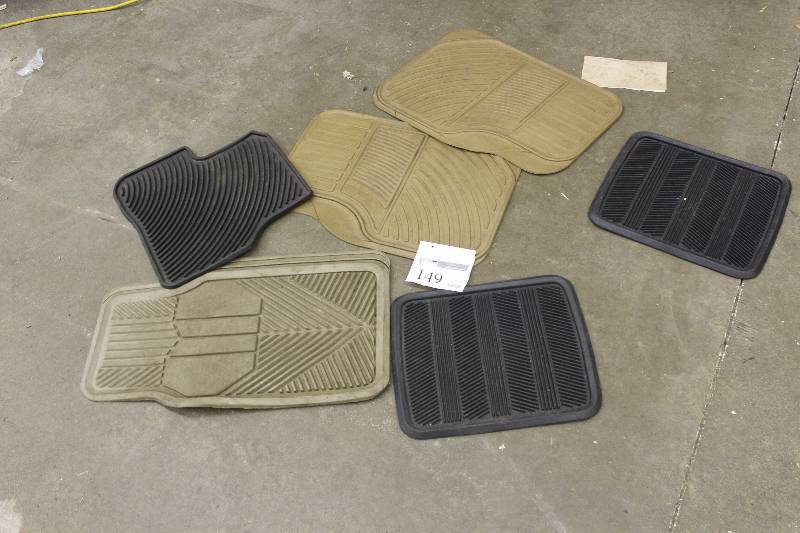 lot 149 image: Lot of (6) Car Floor Mats