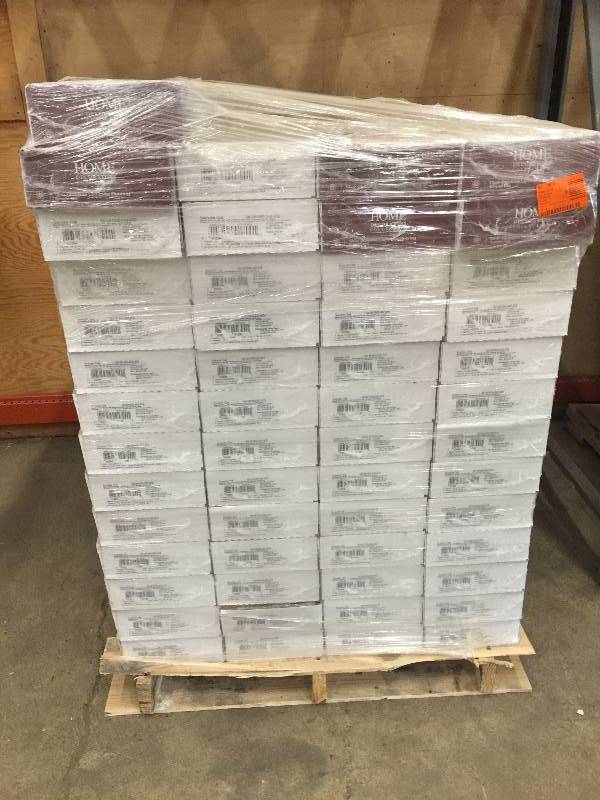 lot 2 image: Home Decorators Collection  Sumpter Oak 12 mm Thick x 8 in. Wide x 47 916 in. Length Laminate Flooring (18.48 sq. ft.  case) open box never used 53 boxes