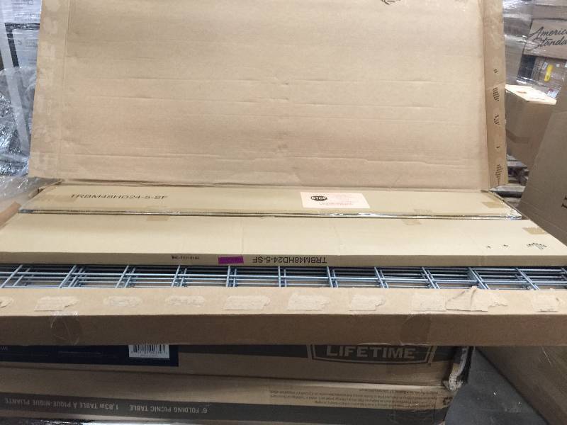 lot 11 image: Husky 78 in. H x 48 in. W x 24 in. D 5 Shelf Steel Unit Model#  MR482478W5 open box never used