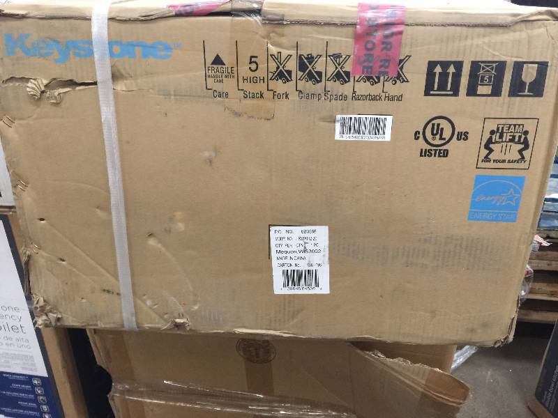 lot 17 image: Keystone 12,000 BTU 230-Volt Through-the-Wall Air Conditioner with LCD Remote Control open box never used