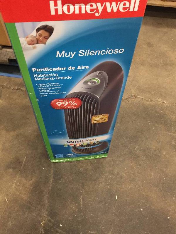 lot 15 image: Honeywell QuietClean Air Purifier open box never used