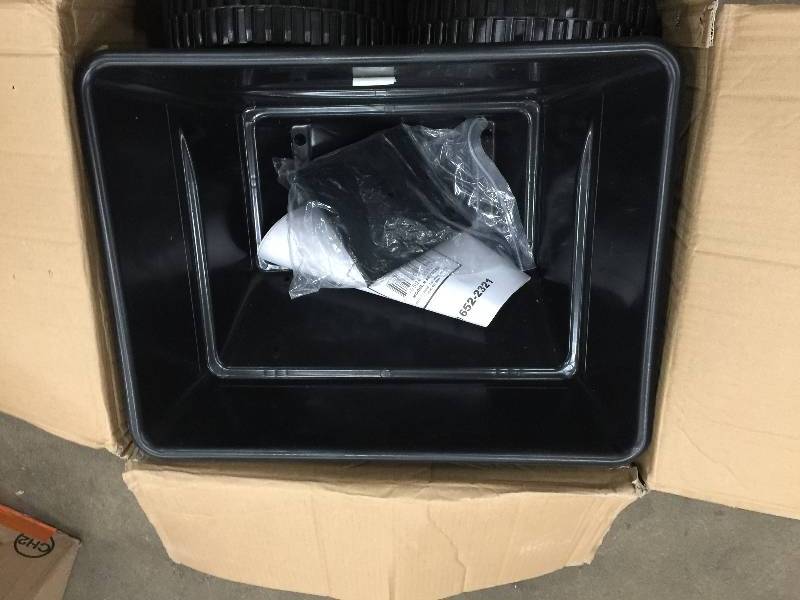lot 46 image: AllFitHD 80 lb. Broadcast Spreader open box never used