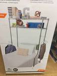 lot 74 image: HDX 44 in. W x 68 in. H x 20 in. D Dorm Space Saver in Chrome New