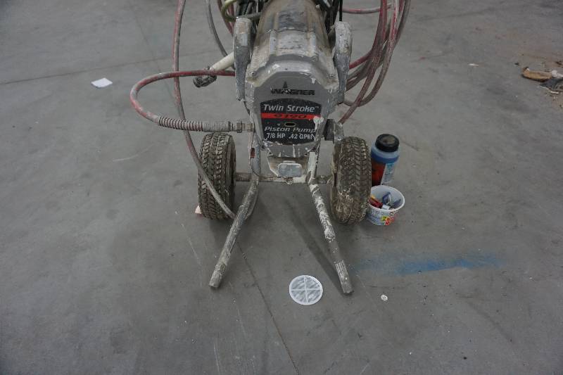 lot 20 image: Wagner Model 9190 78 hp Piston Pump .42 Gallons Per Minute Paint Spraying System