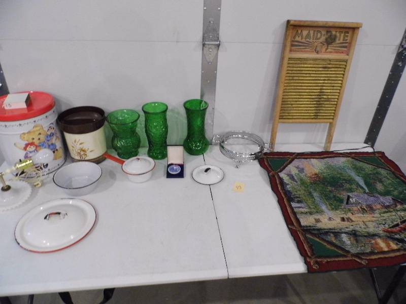 Enamelware - Vases - Washboard
