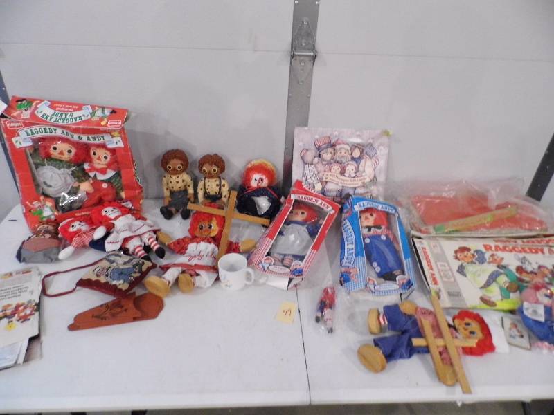 Raggedy Ann & Andy Items
