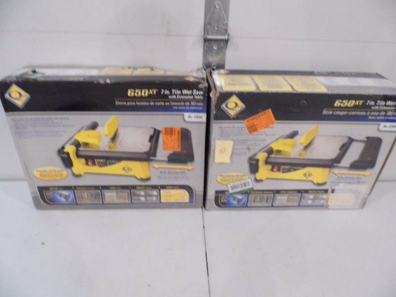 Store Return Tile Saws