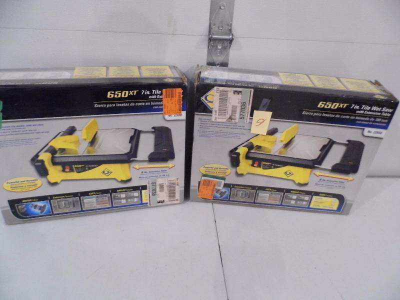 Store Return Tile Saws