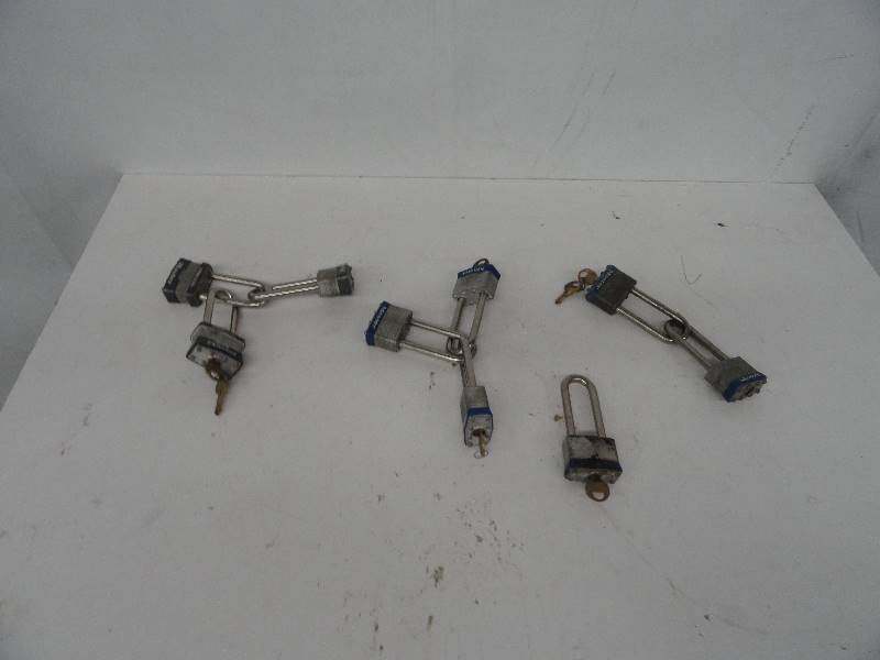 Lot of Padlocks With Keys