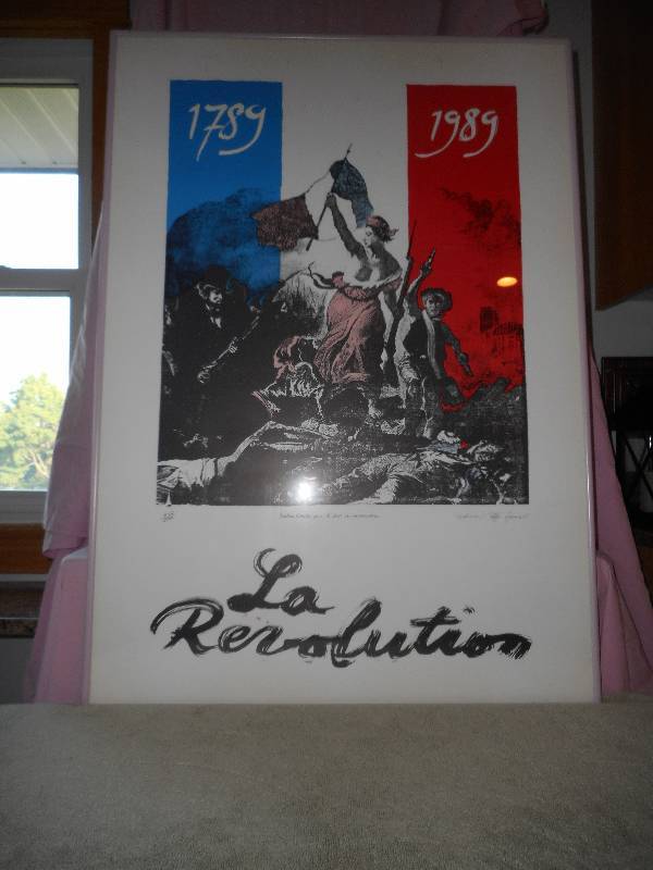 lot 25 image: La Revolution Framed Print