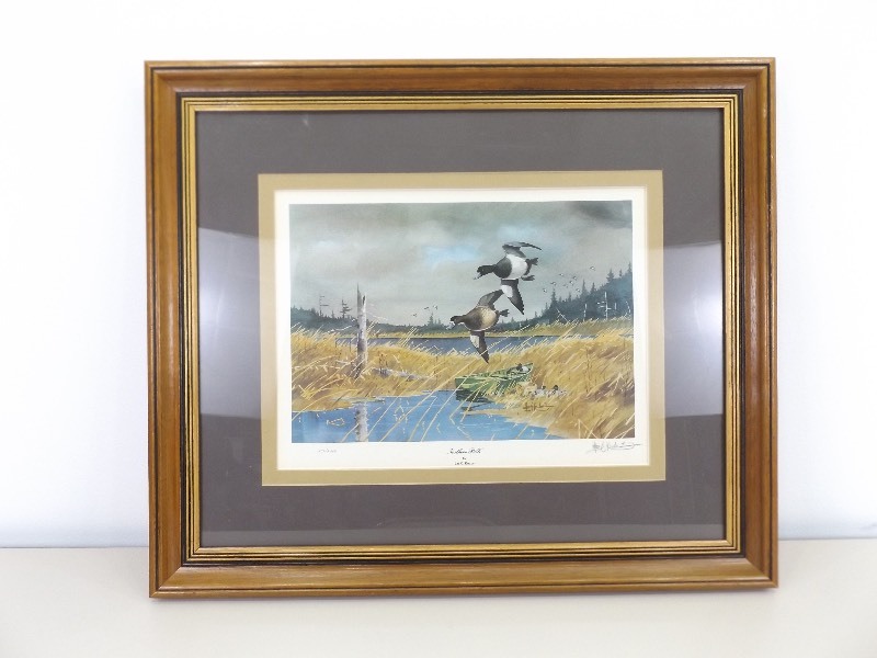 lot 15 image: Framed Pencil Signed and Numbered Les Kouba Northern Bills