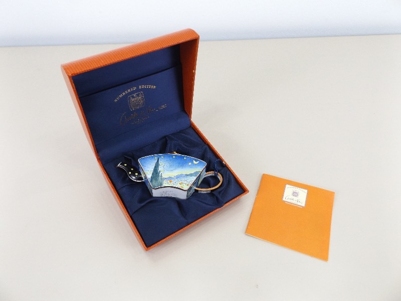 lot 16 image: New in Box Charlotte di Vita A Starry Night Numbered Teapot