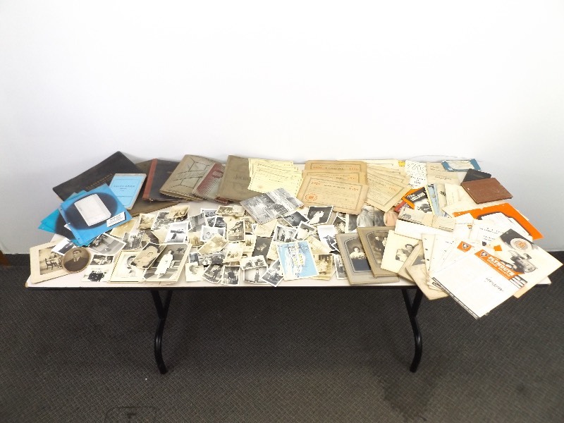 lot 45 image: Large Lot of AntiqueVintage Advertising, Journals, Certificates, Photos, etc. Paper