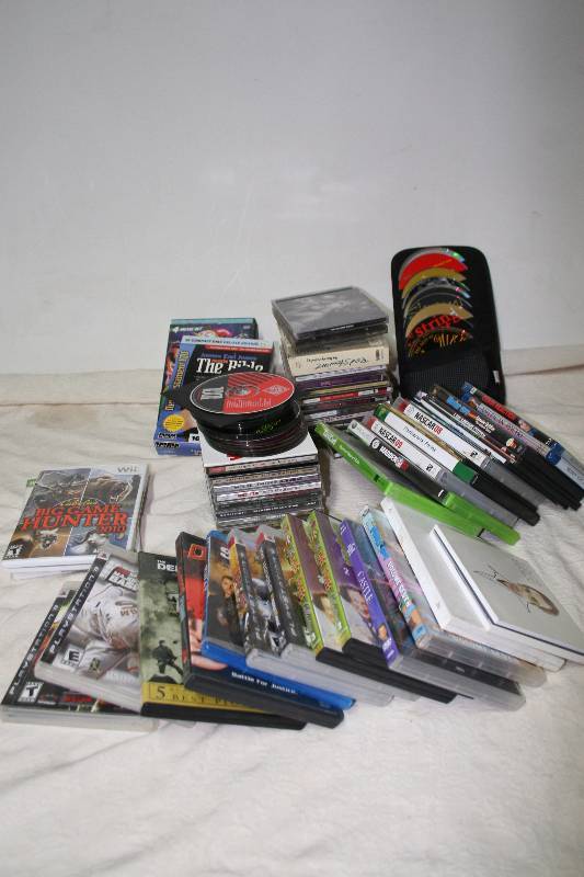 CDs, Games, and Movies
