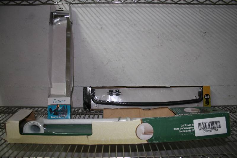 Towel Bars and Shower Door Handle