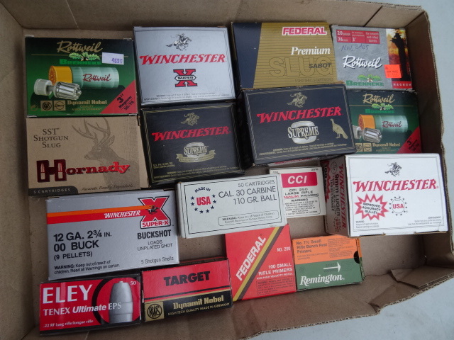 lot 16 image: Misc Empty Ammo Boxes