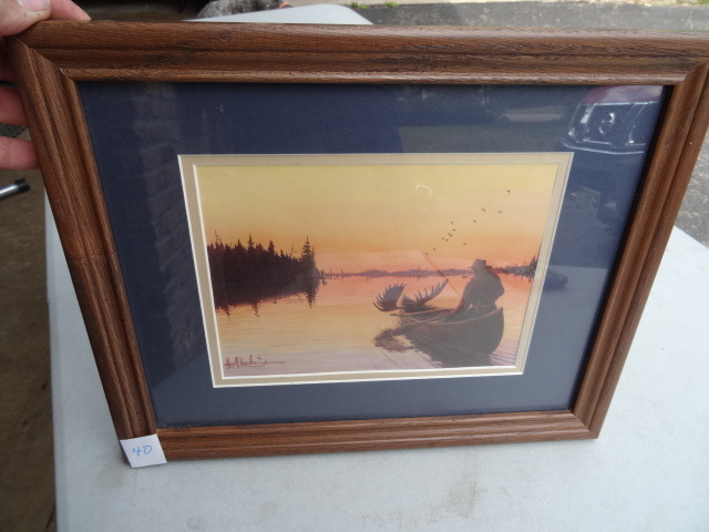 lot 40 image: Les Kouba Print 16 X 15