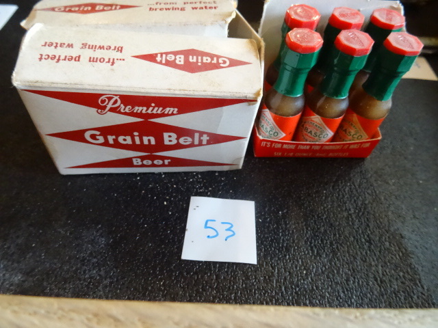 lot 53 image: Grain Belt Vintage Match Box,
