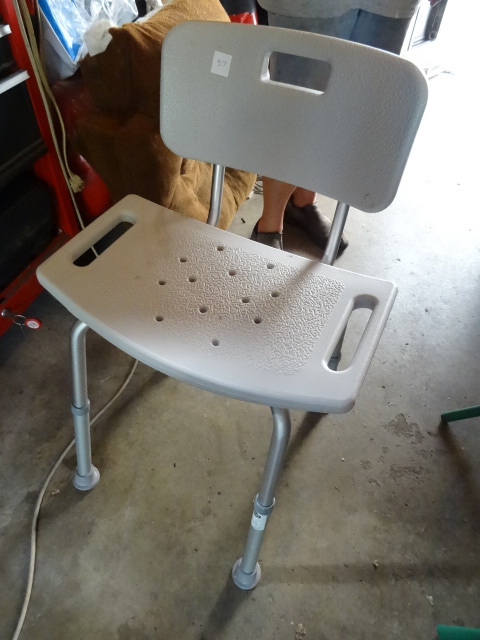 lot 57 image: Adjustable Shower Chair