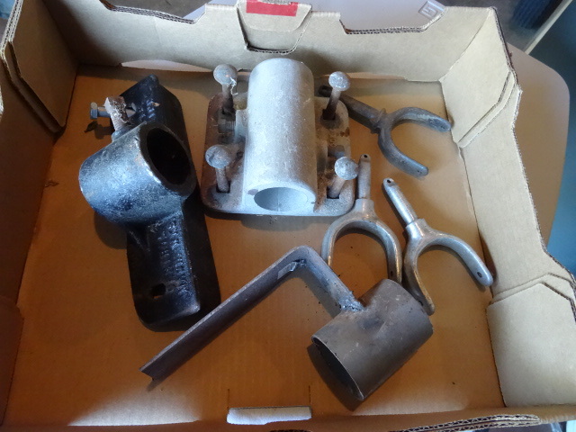 lot 162 image: Oar Locks, And Dock Pole Hardware