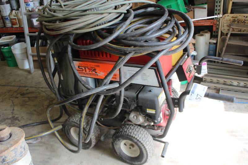lot 57 image: NorthStar Gas Wet Steam & Hot Water Pressure Washer  3,000 PSI, 4.0 GPM, Honda Engine, 2-Hoses