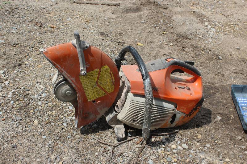 lot 29 image: Stihl Gas Powered 14in. Cutquik Cut-off Machine