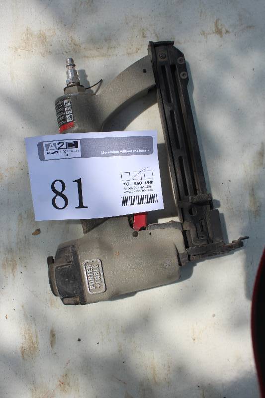 lot 81 image: Porter Cable Air 18AWG Nailer