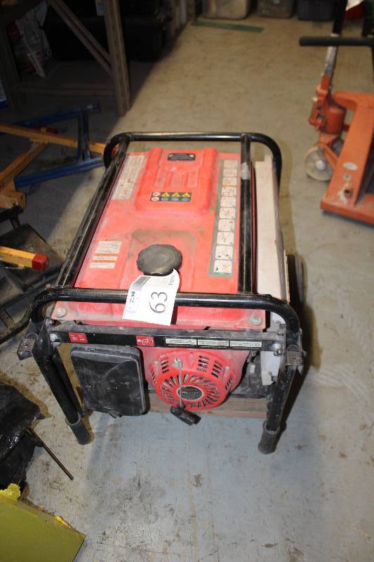 lot 63 image: Honeywell Portable Generator
