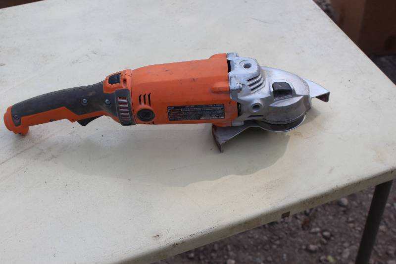 lot 112 image: Rigid 7in. Angle Grinder