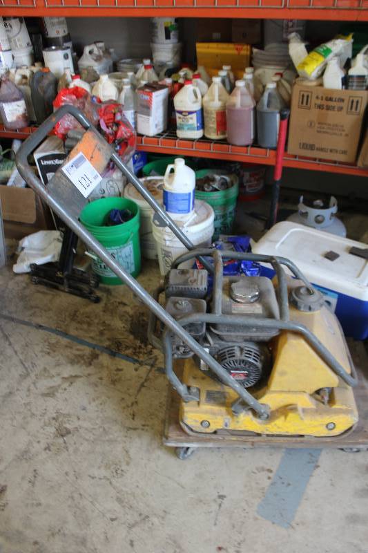 lot 121 image: Wacker Neuson Plate Compactor w Honda GX160 Engine