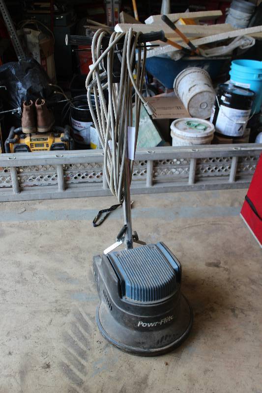 lot 120 image: Power Flite Floor Buffer