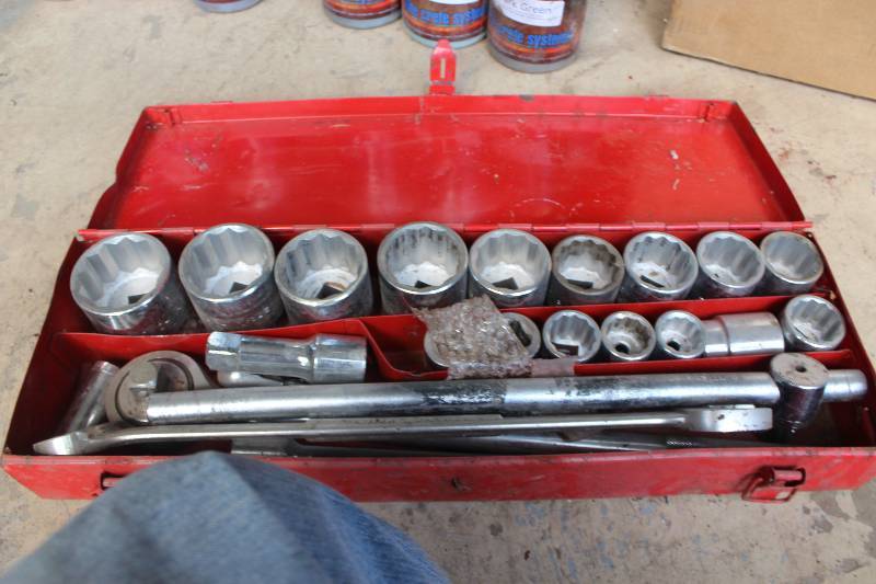 lot 133 image: Socket Set w Ratchet, Extensions, Case