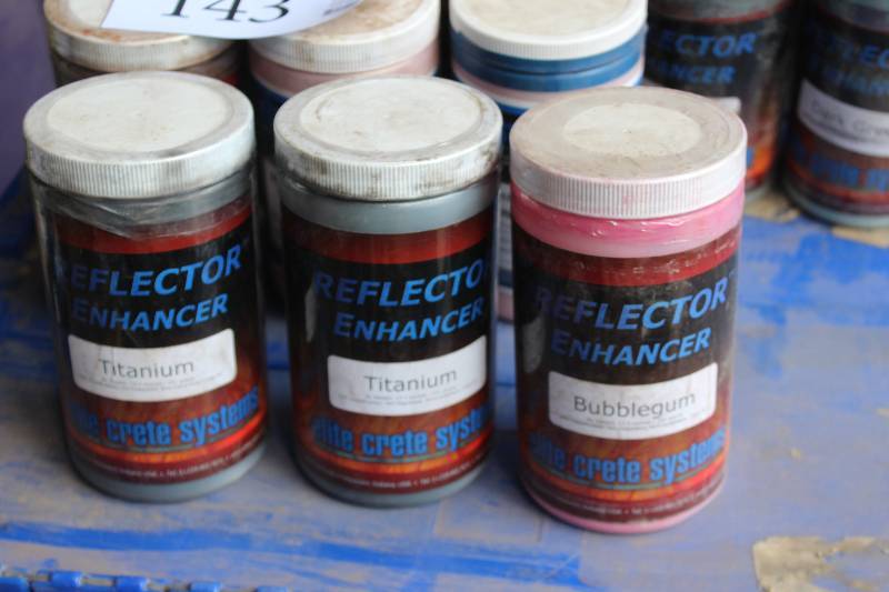 lot 144 image: Lot of (3) Bottles Concrete Reflector Enhanser - Titanium, Bubblegum