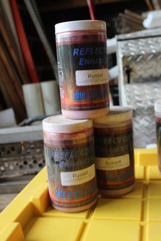 lot 153 image: Lot of (3) Bottles Concrete Reflector Enhanser - Russet
