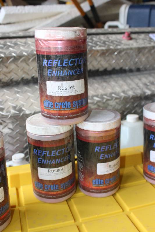 lot 154 image: Lot of (3) Bottles Concrete Reflector Enhanser - Russet