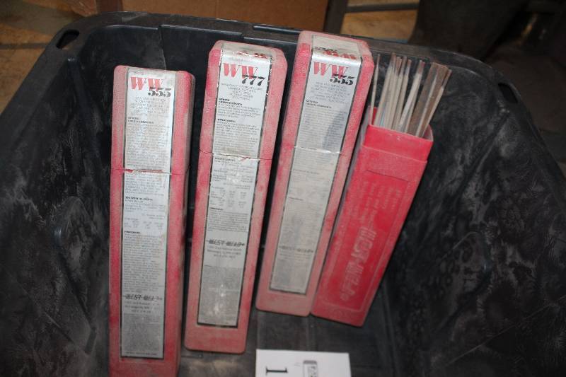 lot 189 image: Lot of (4) Boxes of Arc Welding Electrodes