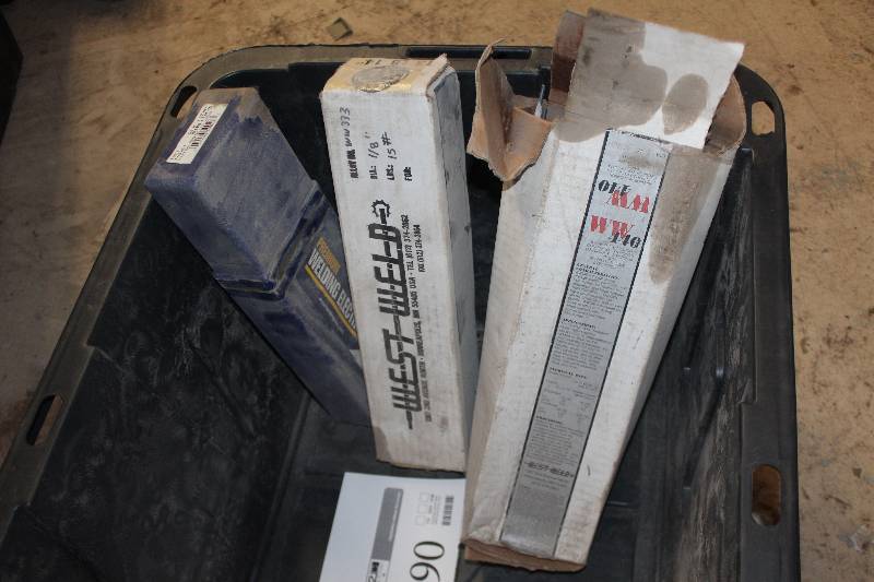 lot 190 image: Lot of (3) Boxes of Welding Sticks