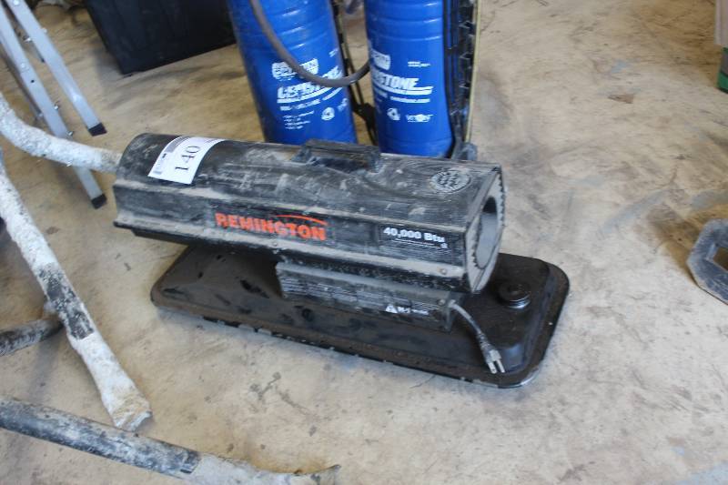lot 140 image: Remington 40000BTU Electric Forced Air Heater