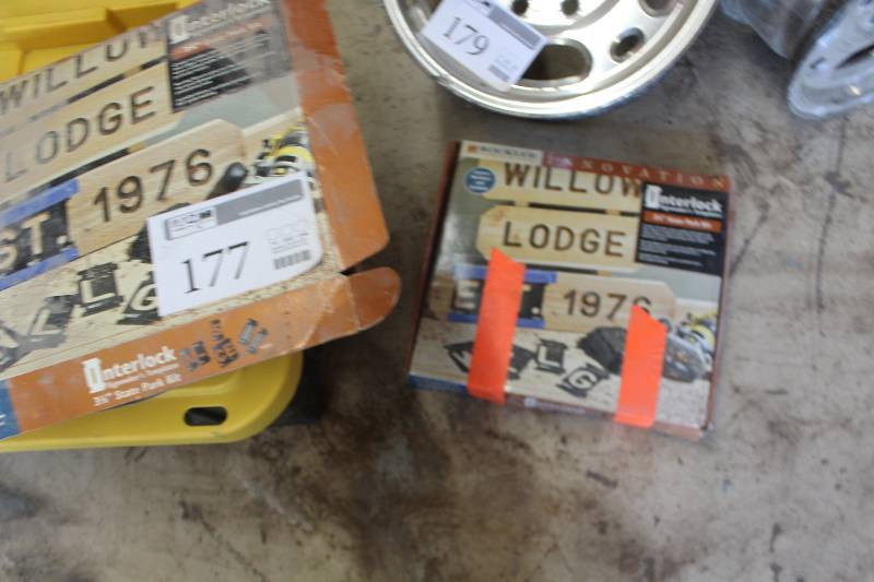 lot 177 image: Lot of (2) Interlock Signmakers Templates